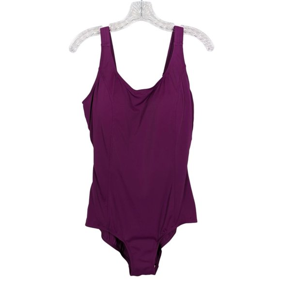 SWIM 365 One piece magenta Swimsuit size‎ 16 - Picture 1 of 10